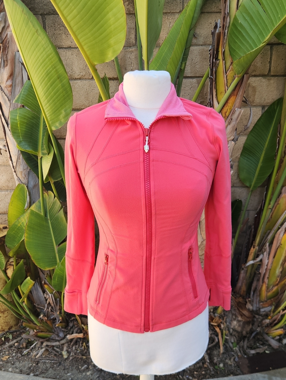 Lululemon Define Jacket Pink Full Zip Athletic Jacket Size 6
